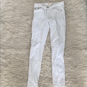 white levi’s jeans!